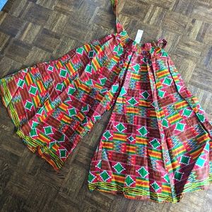 Wide leg palazzo pants